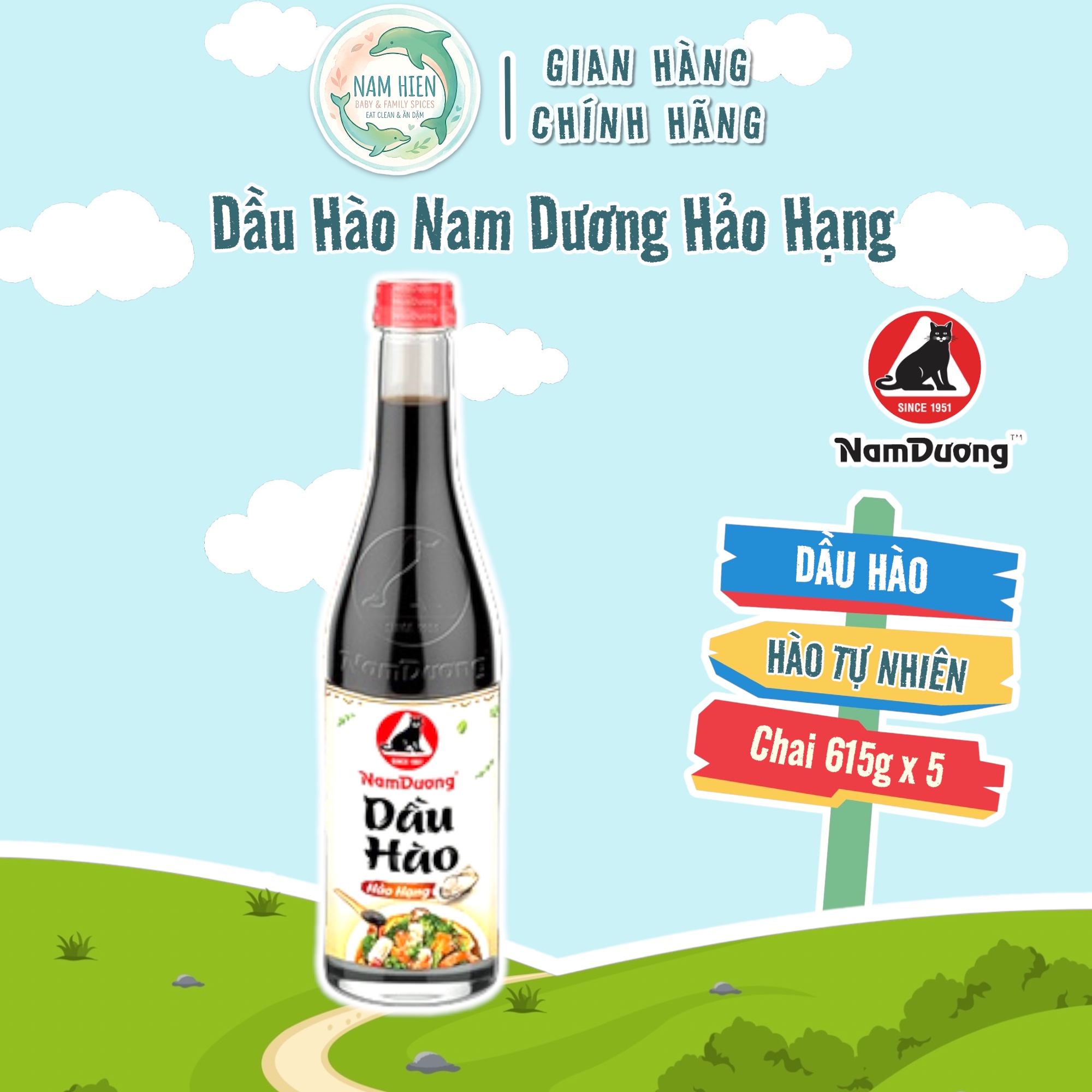 Dầu Hào Nam Dương Thượng Hạng - Chai 615g